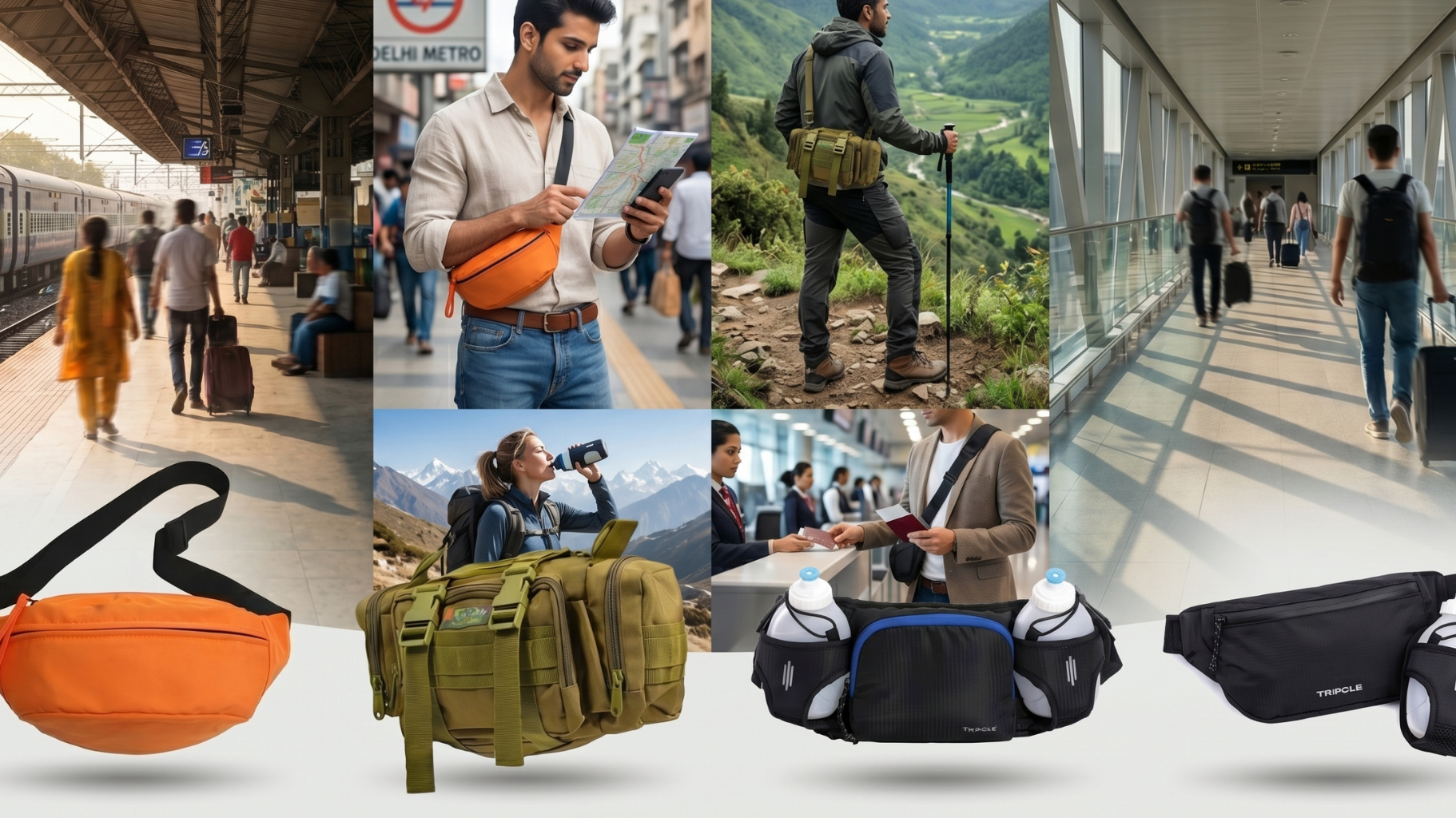 Coolest Travel Waist Packs in India 2026 - Stylish, Functional & Built for the Road