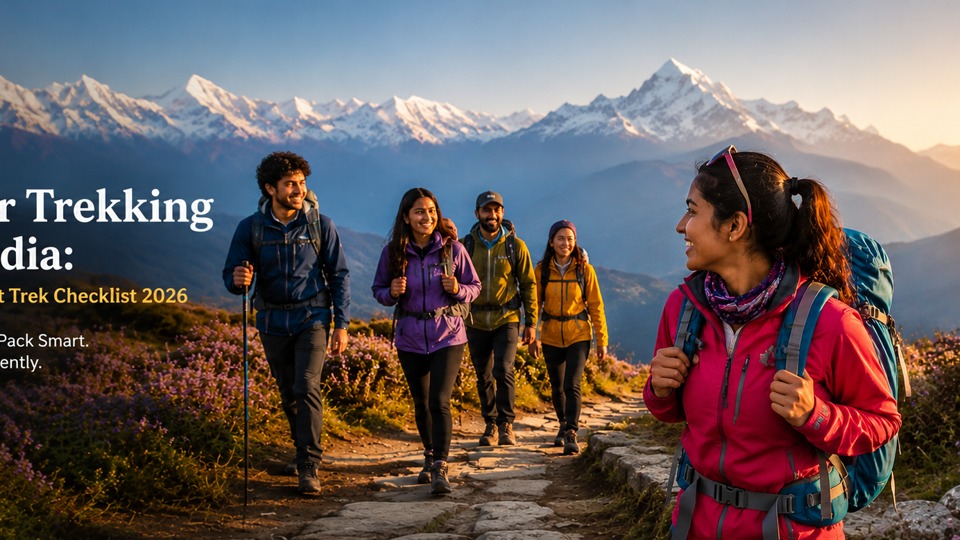 Beginner Trekking Guide India: Your Complete First Trek Checklist 2026