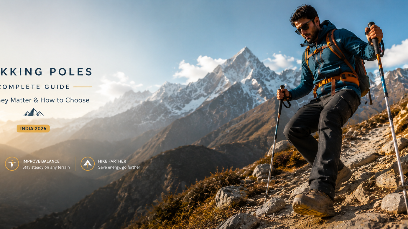 Trekking Poles Complete Guide: Why They Matter & How to Choose | India 2026