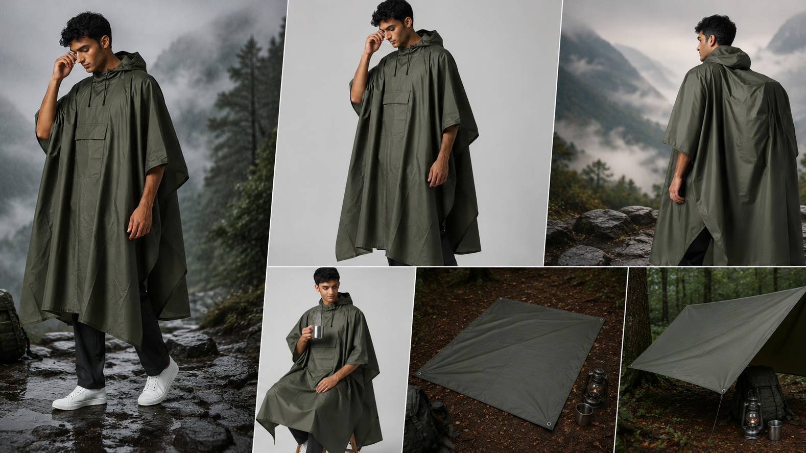 NLTW's 3-in-1 Rain Poncho Is the Only Rain Gear You Need to Pack