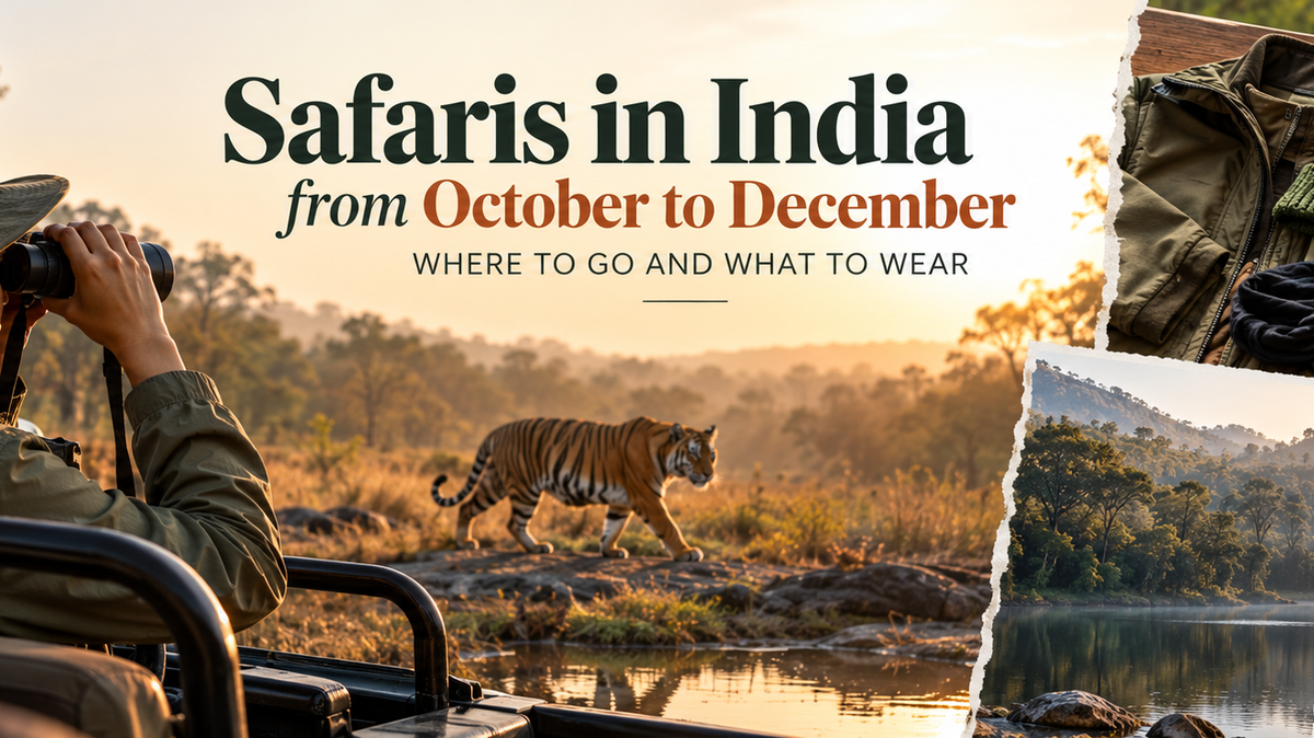 Safaris in India from October to December: Where to Go and What to Wear