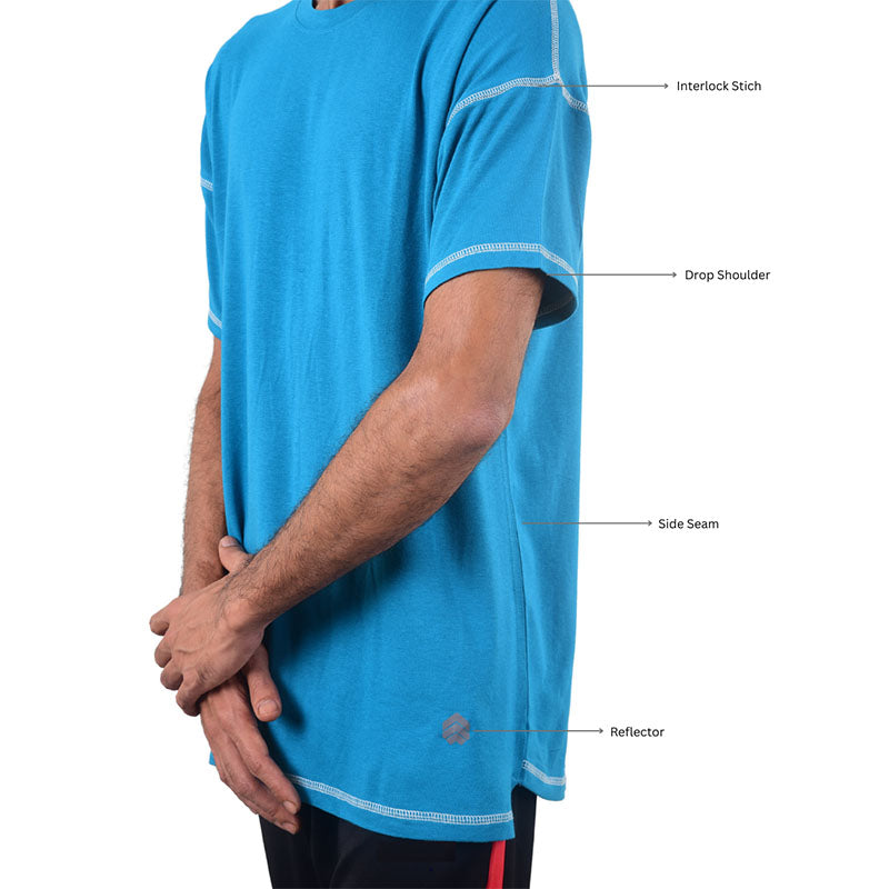 Ruggd Indian men's odor-resistant bamboo T-shirt in black, showcasing the comfortable, breathable fabric and casual fit.