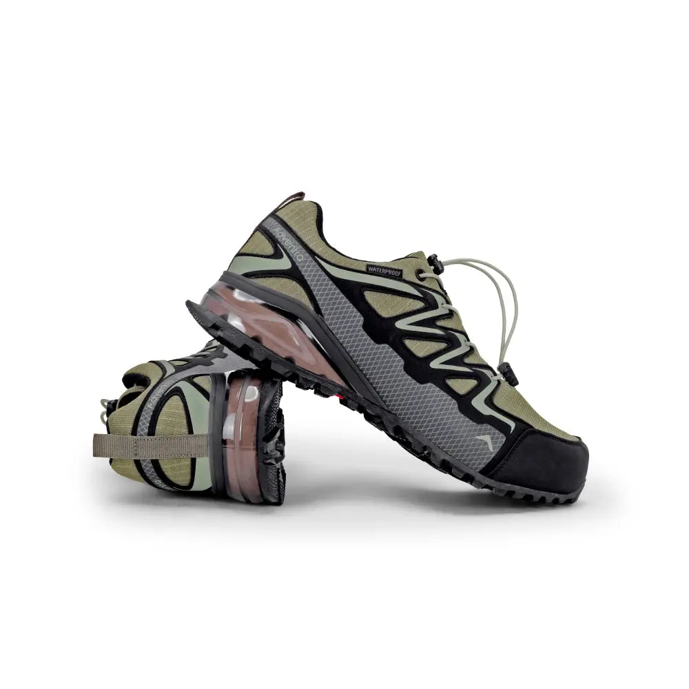 Adventra Men’s Waterproof Low Ankle Hiking Shoes | Anti Slip - Shoes