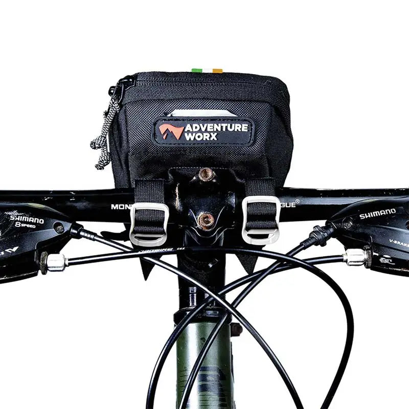 Adventure Worx Cycle Stem Mobile Bag - Black - Cycling Essentials