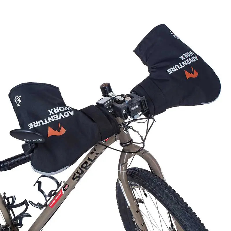 Adventure Worx Cycling Handle Bar Gloves - Black - Cycling Essentials