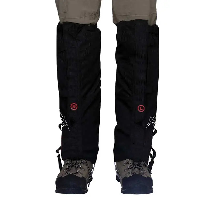 Adventure Worx Gaiter For Trekking-Hiking - Black - Travel Essentials