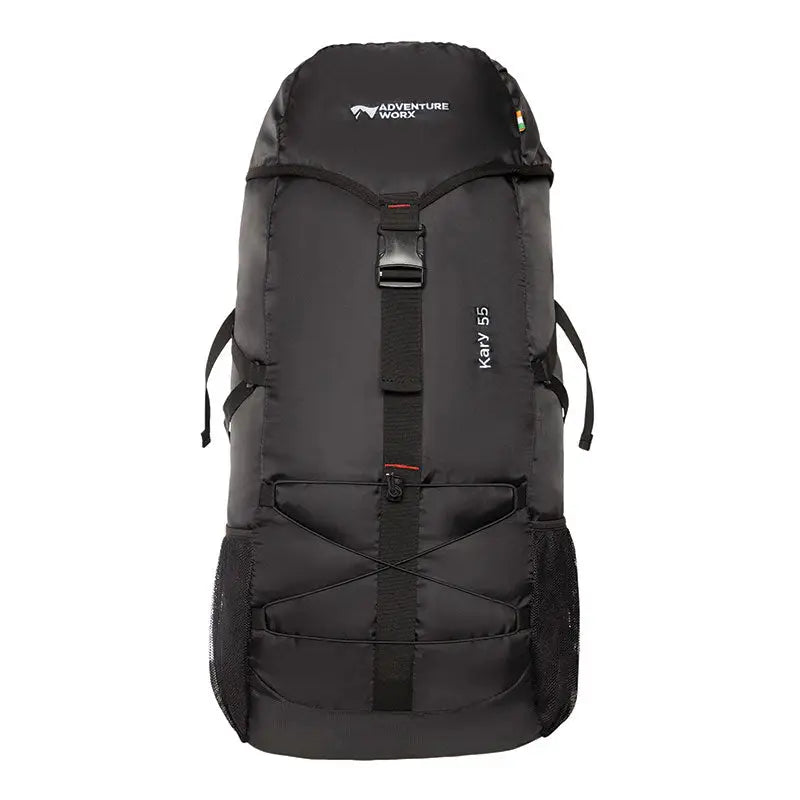 Adventure Worx Kary 55 Litre Rucksack - Black / 55 Litres - Rucksacks and Backpacks