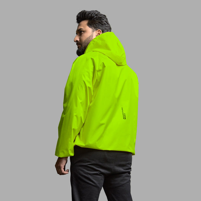 Adventure Worx Men’s Anorak Waterproof Rain Jacket - Rainwear