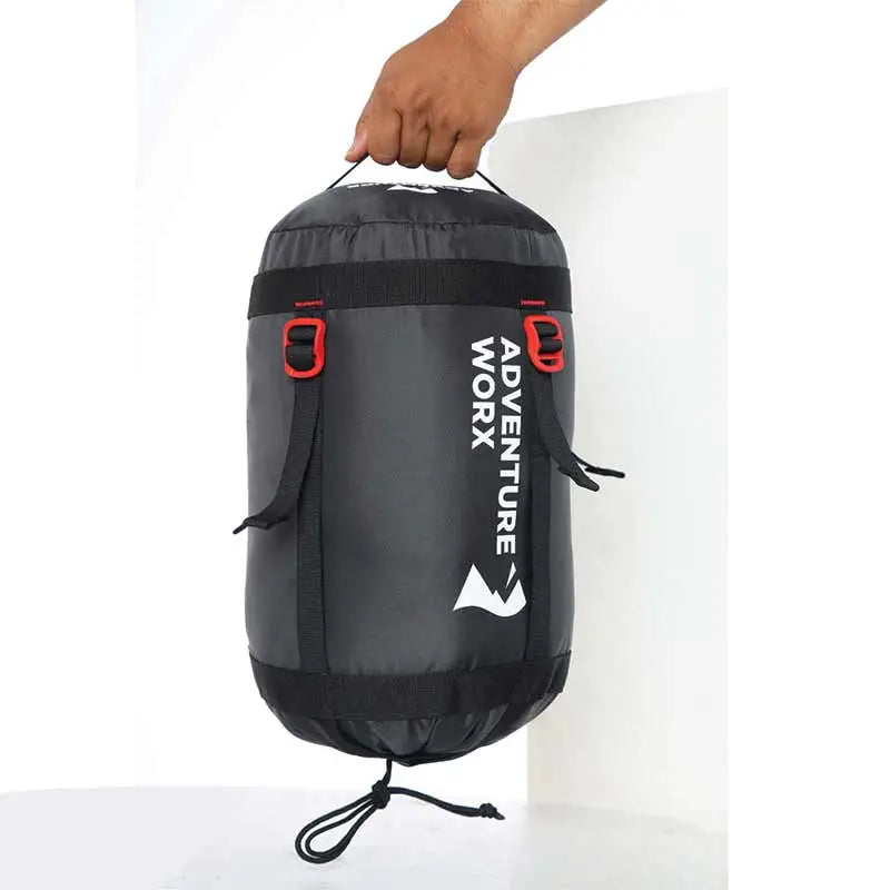 Adventure Worx Sleeping Bag (5 Degree Celsius) Low Altitude - Black-Red / One person - Sleeping Bags