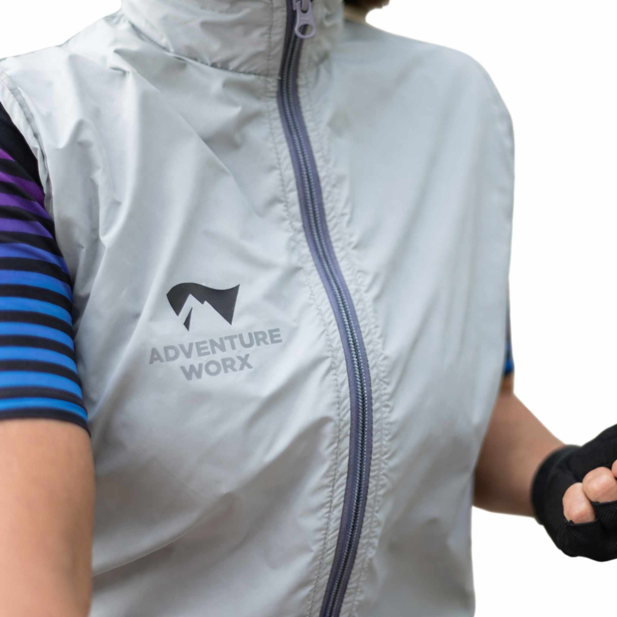 Adventure Worx Women’s Windproof Jacket - Silver / S - Vest Jacket