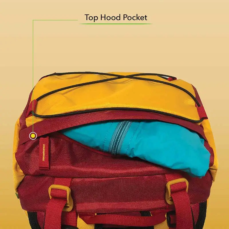 Adventure Worx Xplore 35 Litre Rucksack - Yellow / 35 Litres - Rucksacks and Backpacks