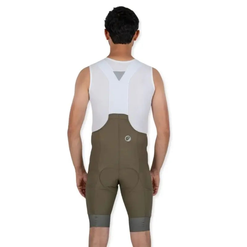 Apace men's cycling base layer mesh cooling shirt in white, designed for breathability and moisture-wicking during rides.