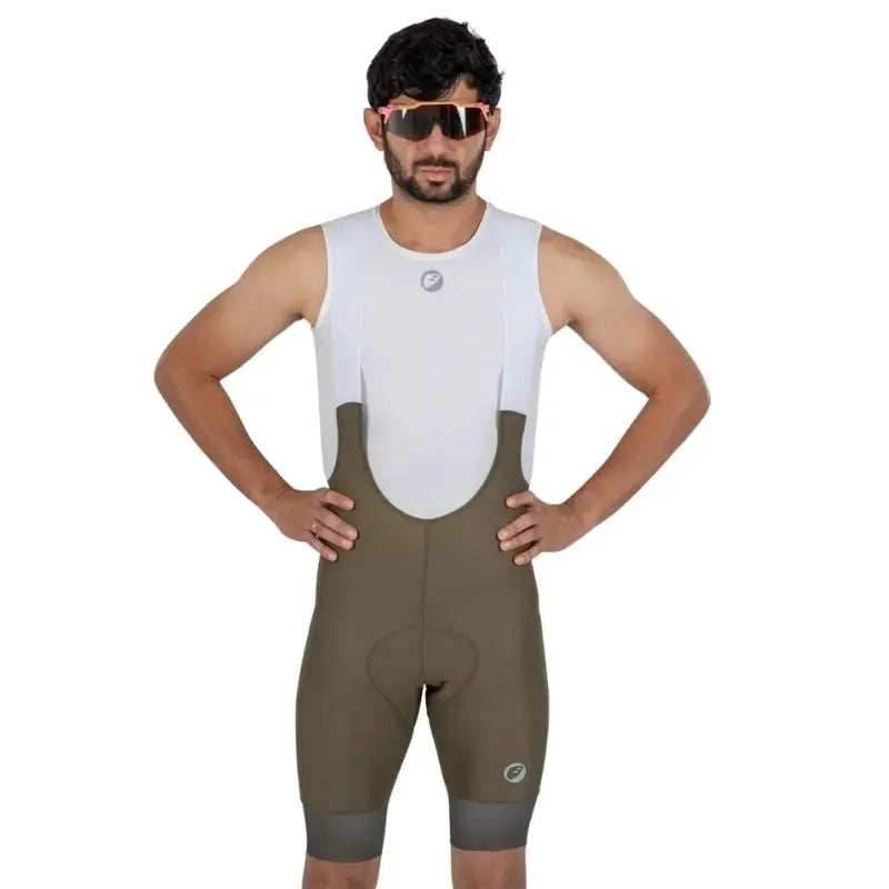 Apace men's cycling baselayer mesh cooling shirt in white with lightweight, breathable fabric designed for cycling comfort.