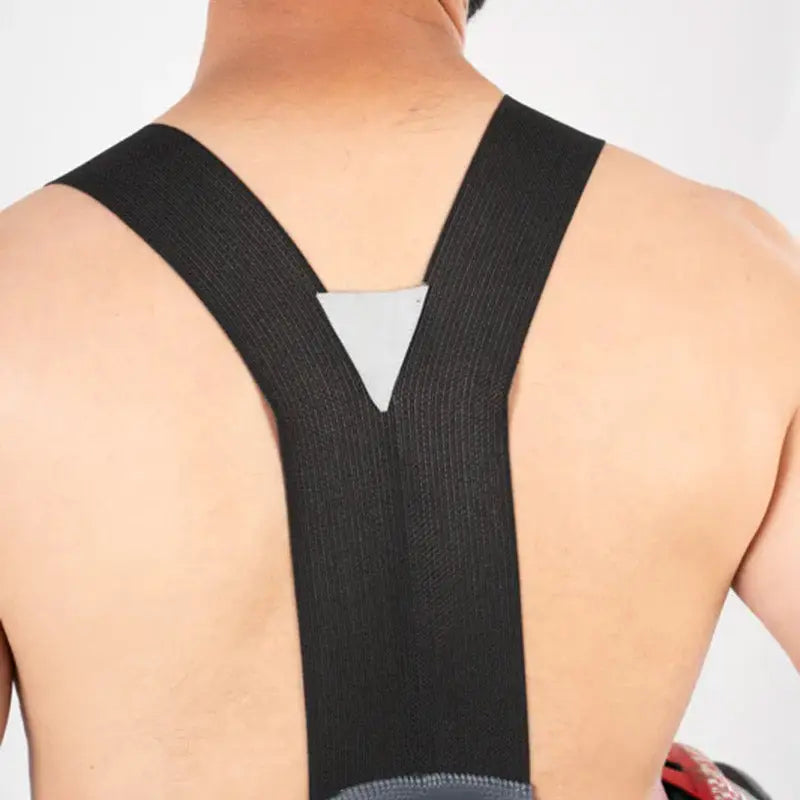Apace men's cycling endurance bib shorts in slate gray with padded chamois and breathable fabric, designed for long-distance cycling.