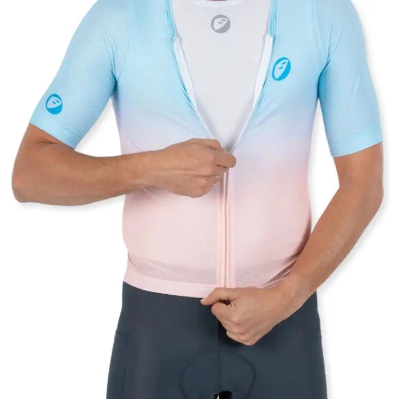 Apace women's cycling baselayer mesh cooling top in white, featuring lightweight, breathable fabric with a snug fit for comfort.