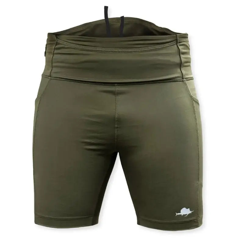 Athlos Men’s Distance Running Tights - Olive Green / S - Shorts