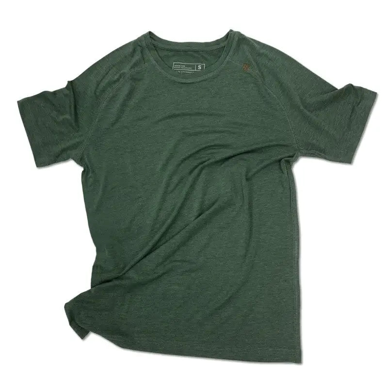 Athlos Men’s Distance T-shirt - Forest Green / S - T-shirt