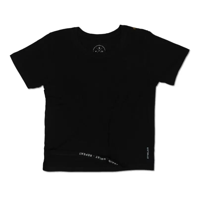 Athlos Women’s All-Day Crew - Black / S - T-shirt