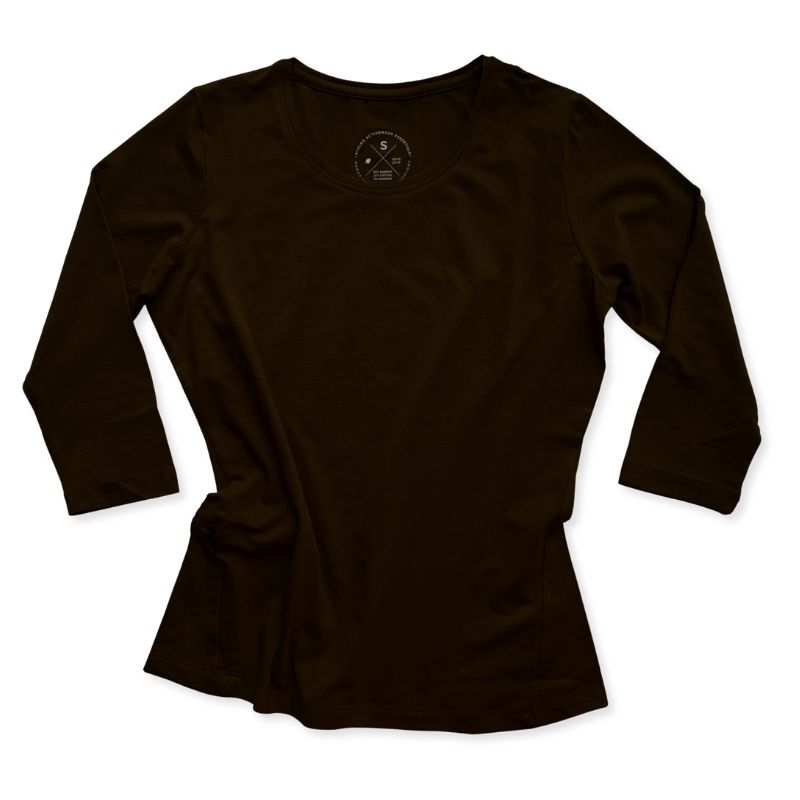 Athlos Women’s Long Sleeve T-shirt - Espresso / S - T-shirt