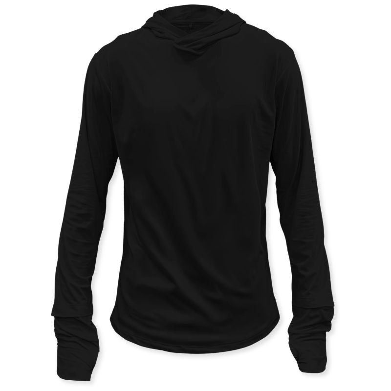 Athlos Women’s Sun Hoodie Lightweight - Black / S - Hoodie