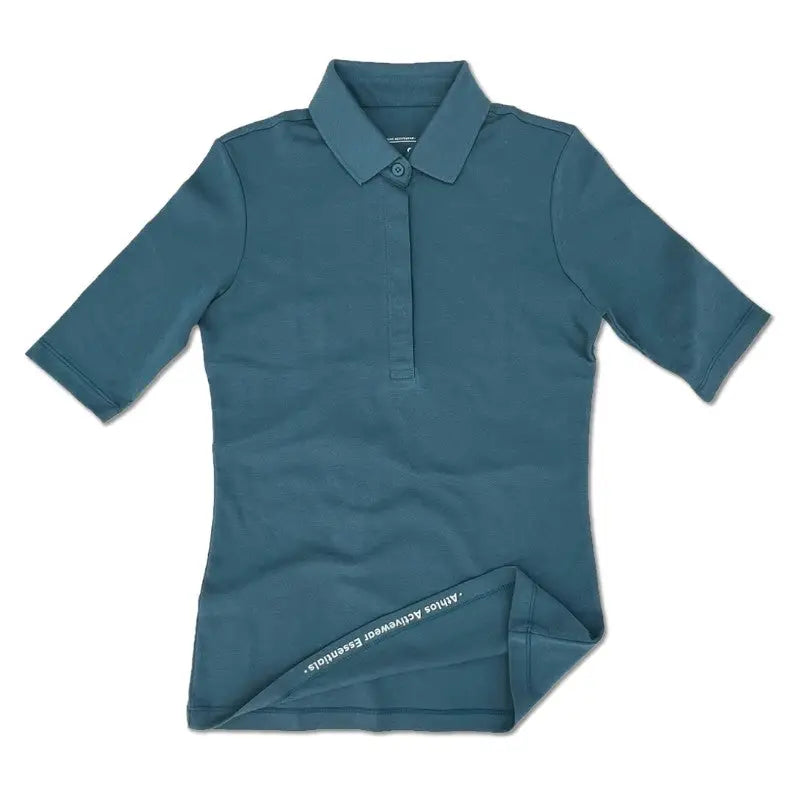Athlos Women’s The Polo T-shirt - Jade / S - T-shirt