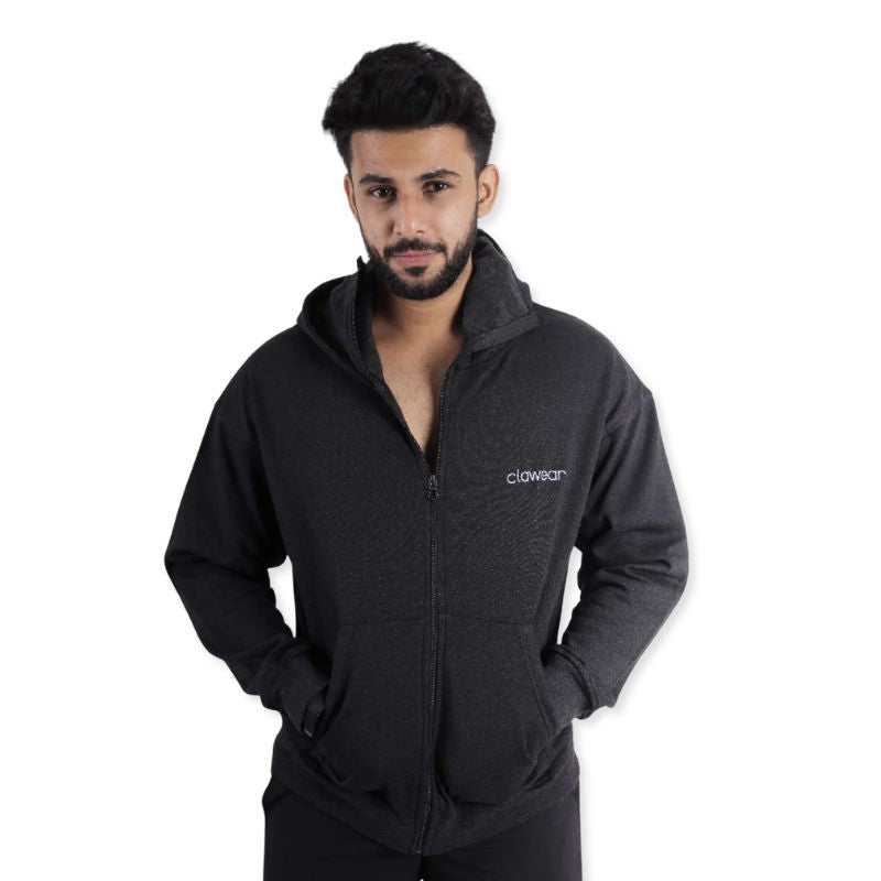 Clawear Men’s K2 Double Hooded Jacket - Grey / S - Winter Jacket