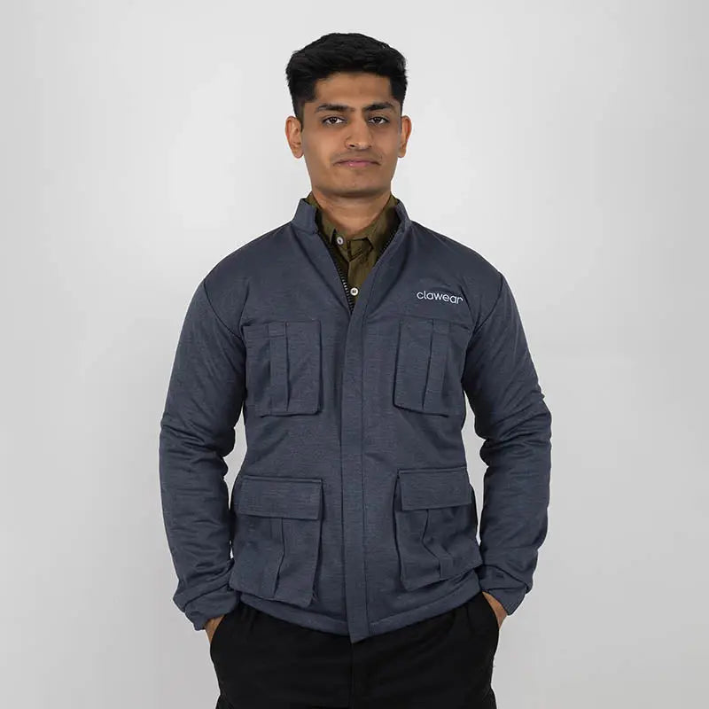 Clawear Men’s Manas Utility Full Sleeve Jacket - Wind Jacket