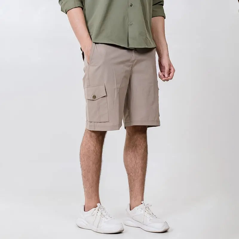 Clawear Men's Mara Cargo Shorts with multiple pockets, relaxed fit, and durable fabric, displayed in a front view.