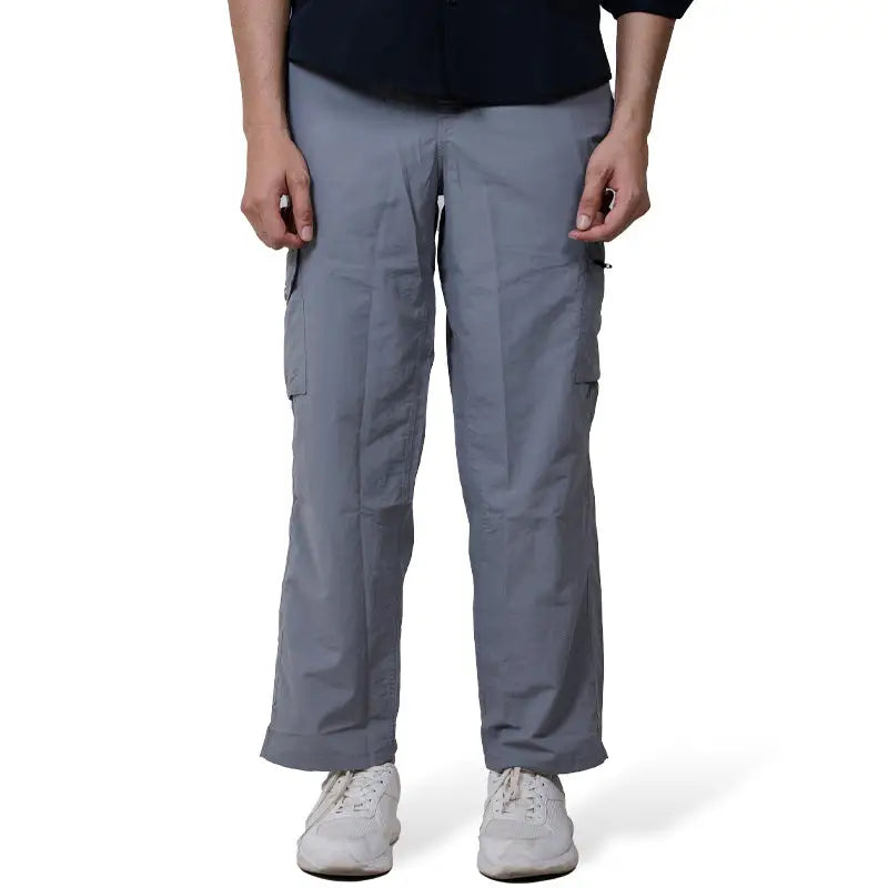 Clawear men's Masai cargo pants with multiple pockets and relaxed fit, made from durable fabric, in a neutral color.
