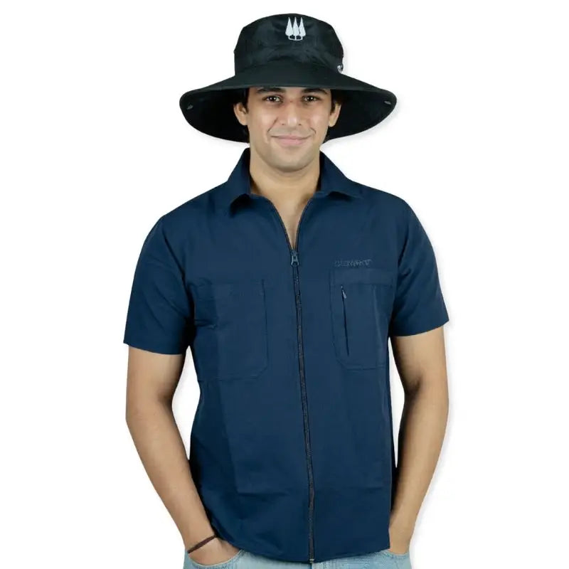 Clawear Unisex Mahogany Sun Hat - Black - Headwear