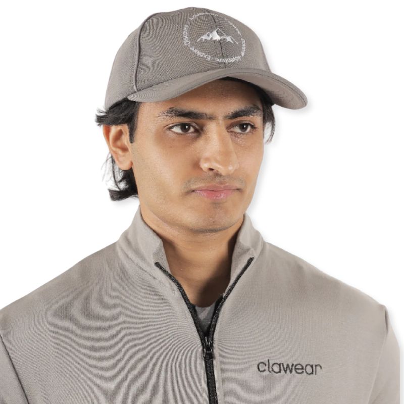 Clawear Unisex Oak Baseball Cap - Grey - Headwear
