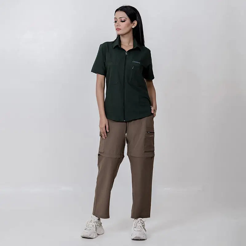 Clawear Women’s Nicobar Airvent Half Sleeve Shirt - Shirt