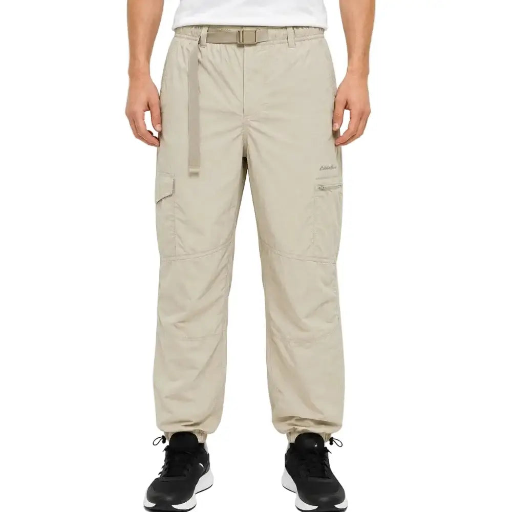Eddie Bauer Men’s Pathfinder 6-pocket Water-resistant Cargo Pant - Fawn / 30 - Cargos and Pants