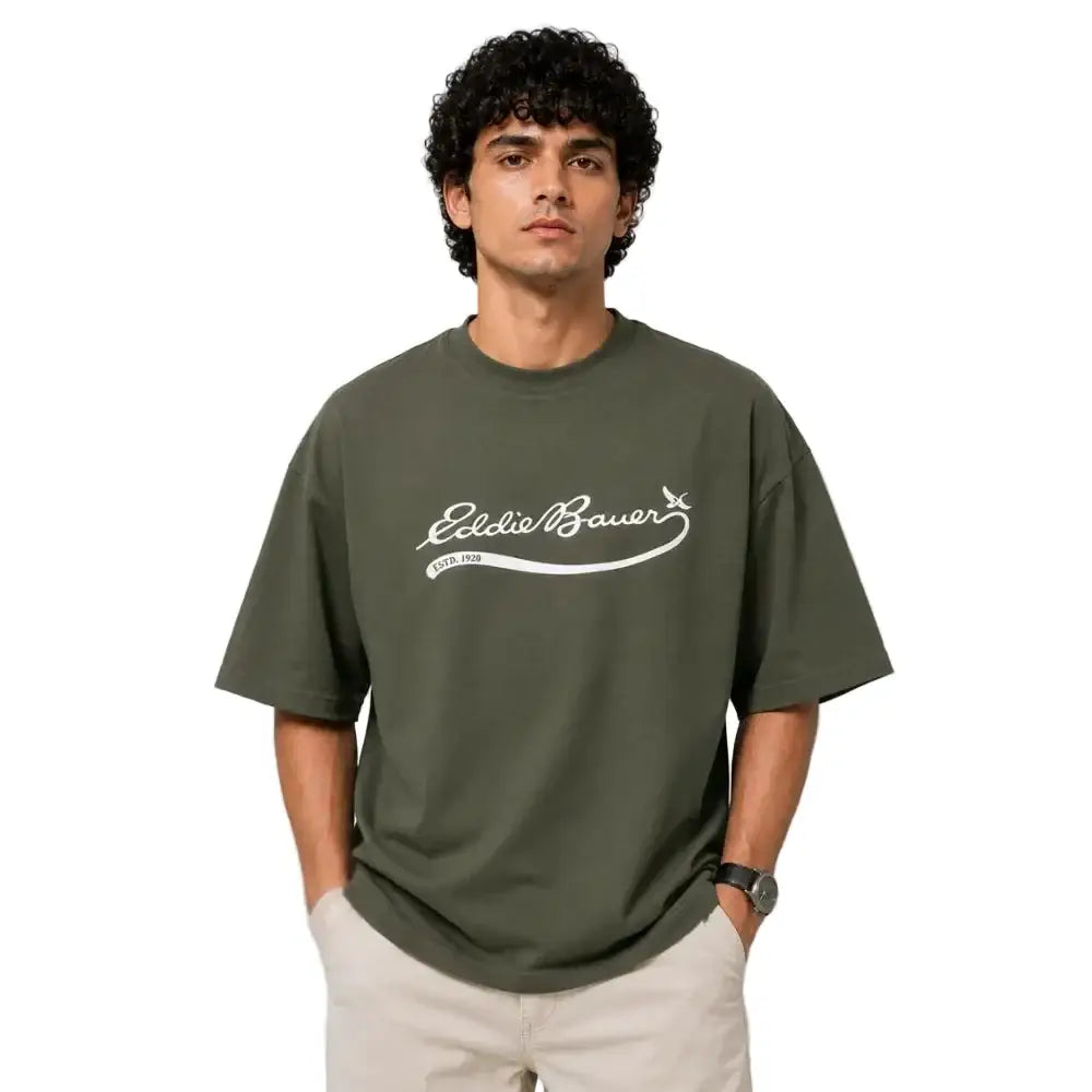 Eddie Bauer Men’s Tee - Green / S - T-shirt