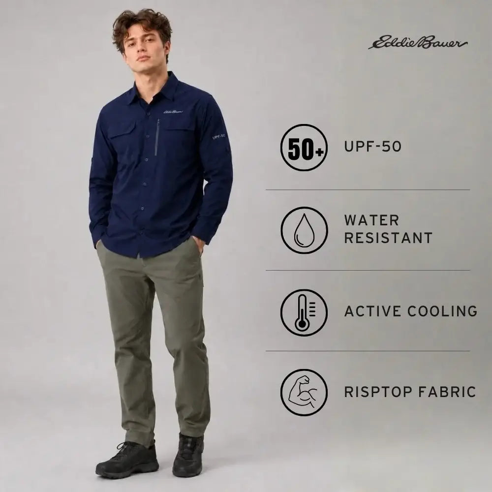 Eddie Bauer Men’s Waypoint UPF-50 Shirt - Shirt