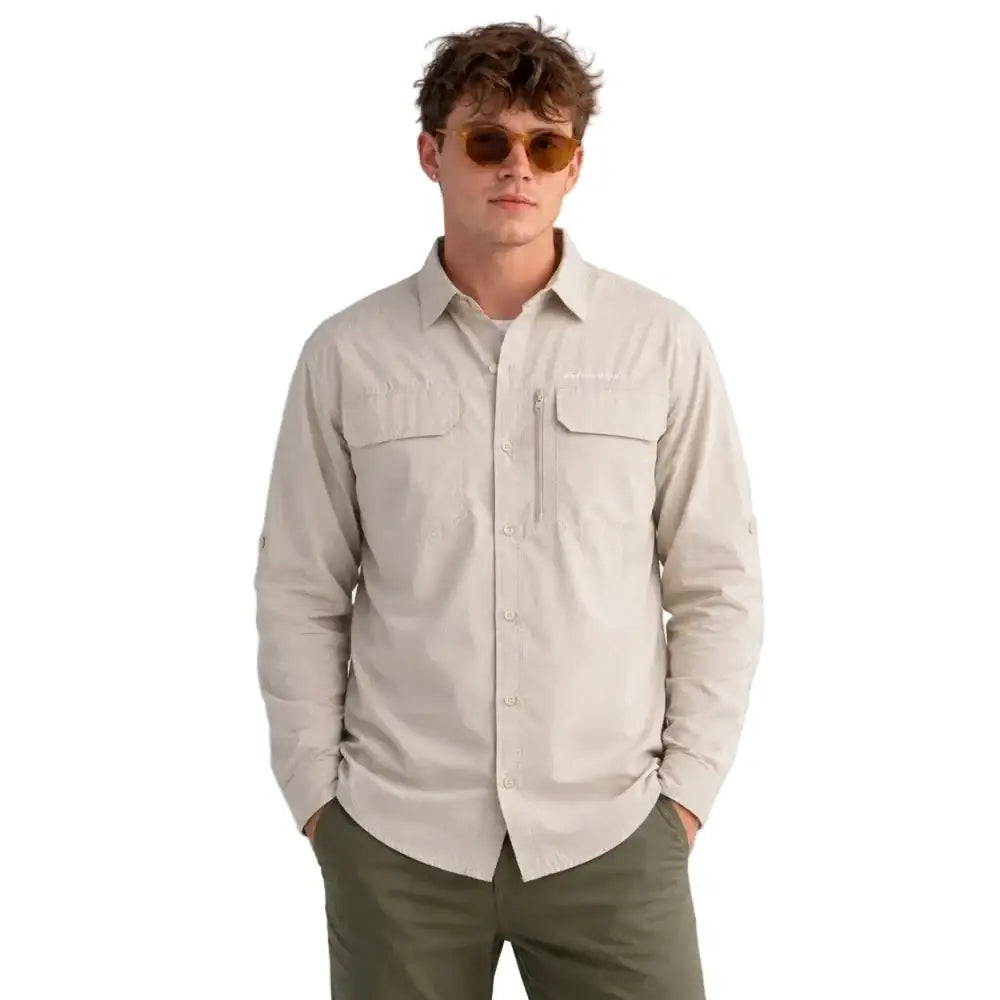 Eddie Bauer Men’s Waypoint UPF-50 Shirt - Fawn / S - Shirt