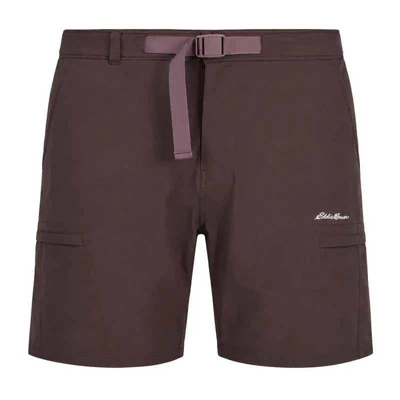 Eddie Bauer Unisex Nomad 6-pocket UPF-50 Short - Coffee / S - Shorts