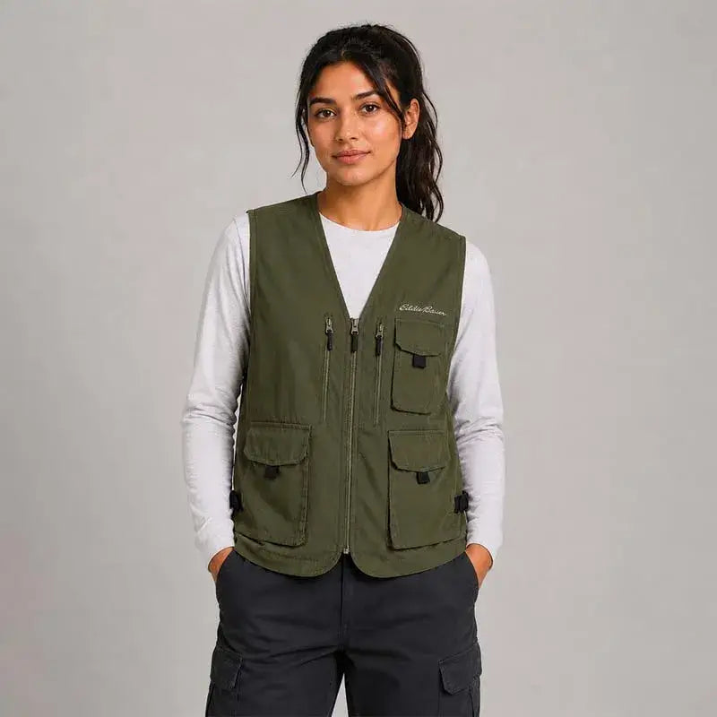 Eddie Bauer Unisex Pathfinder 9-pocket Travel Vest - Vest