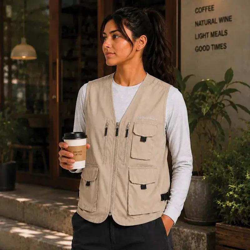 Eddie Bauer Unisex Pathfinder 9-pocket Travel Vest - Vest