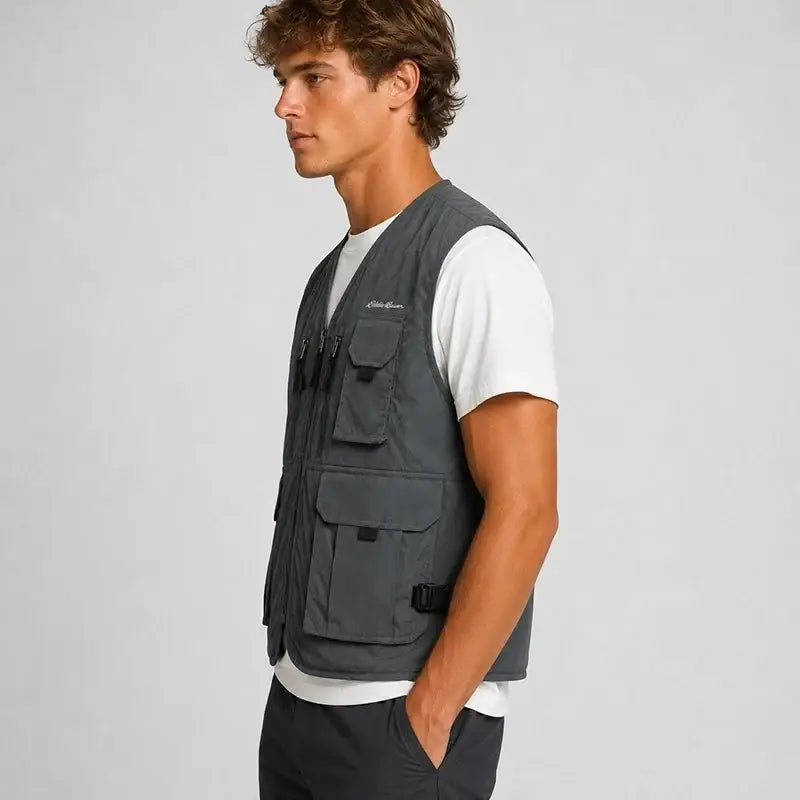 Eddie Bauer Unisex Pathfinder 9-pocket Travel Vest - Vest