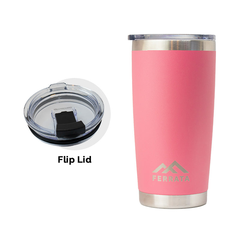 Ferrata Stainless Steel 600 ml Flip Lid Tumbler