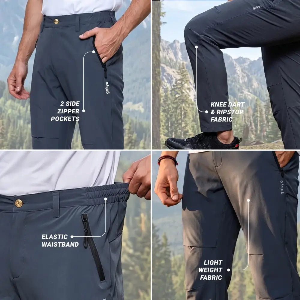 Gokyo Mens’s Munnar Trekking Pants - Cargos and Pants