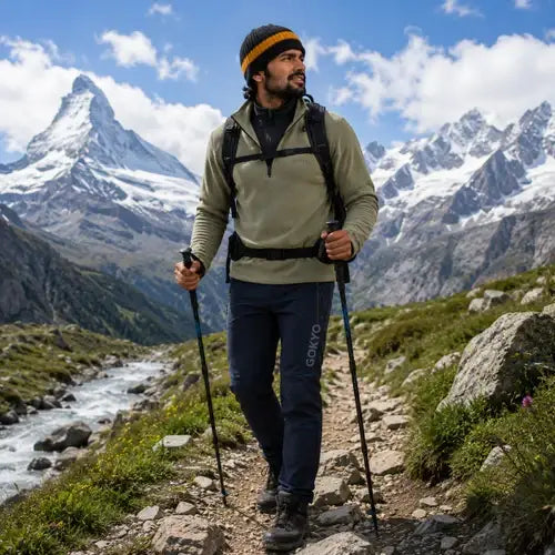 Gokyo Unisex K2 Polarec Micro Fleece Mid-layer & Summit Tee - T-shirt