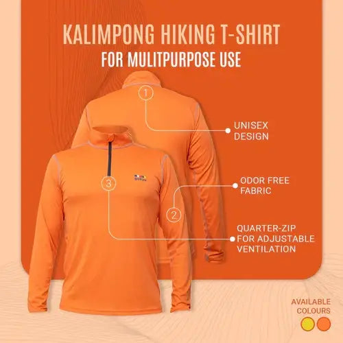 Gokyo Unisex Kalimpong Hiking Tshirt - T-shirt