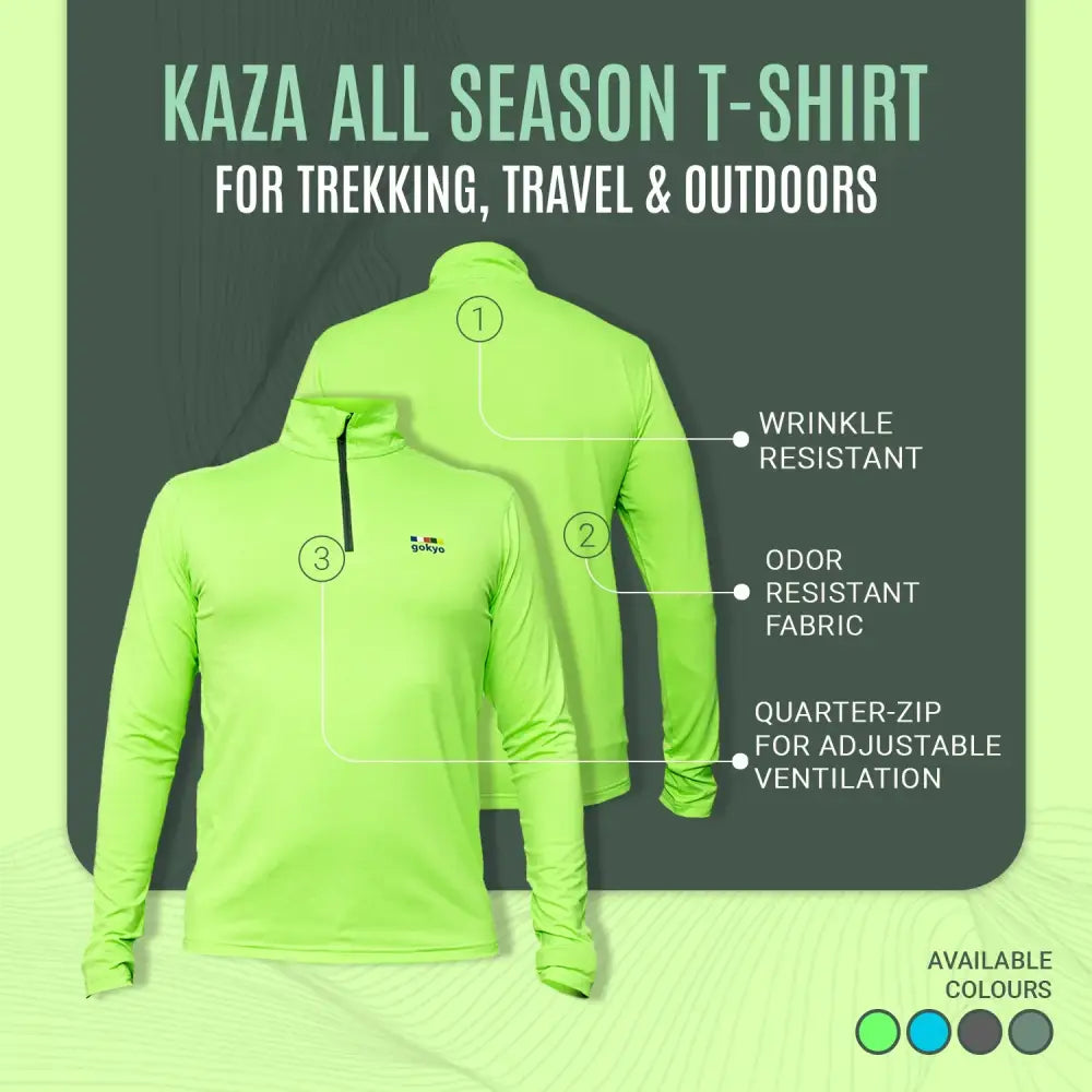 Gokyo Unisex Kaza All Season Outdoor & Trekking Tshirt - T-shirt