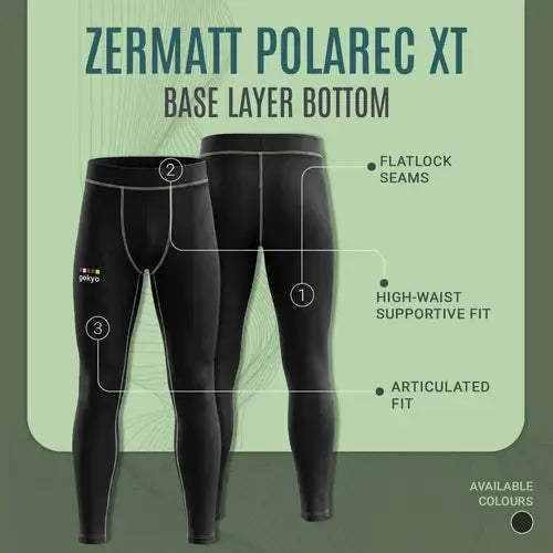 Gokyo Unisex Zermatt Polarec XT Base Layer Bottom - bottom