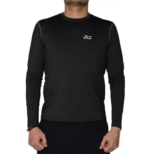Gokyo Unisex Zermatt Polarec XT Base Layer Top - Black / 3XS - T-shirt