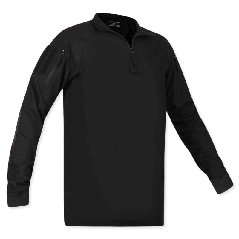 Indian Sports Gear Men’s Nylon 4 Way Stretchable Full Sleeve Tactical T-Shirt - T-shirt