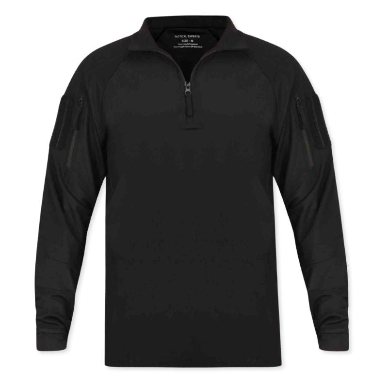 Indian Sports Gear Men’s Nylon 4 Way Stretchable Full Sleeve Tactical T-Shirt - T-shirt