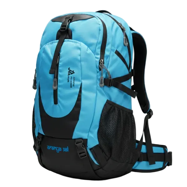 JAG Aranya 45Litres Alpine Backpack Air Flow Back Support - Glacier Blue / 45 Litres - Rucksacks and Backpacks